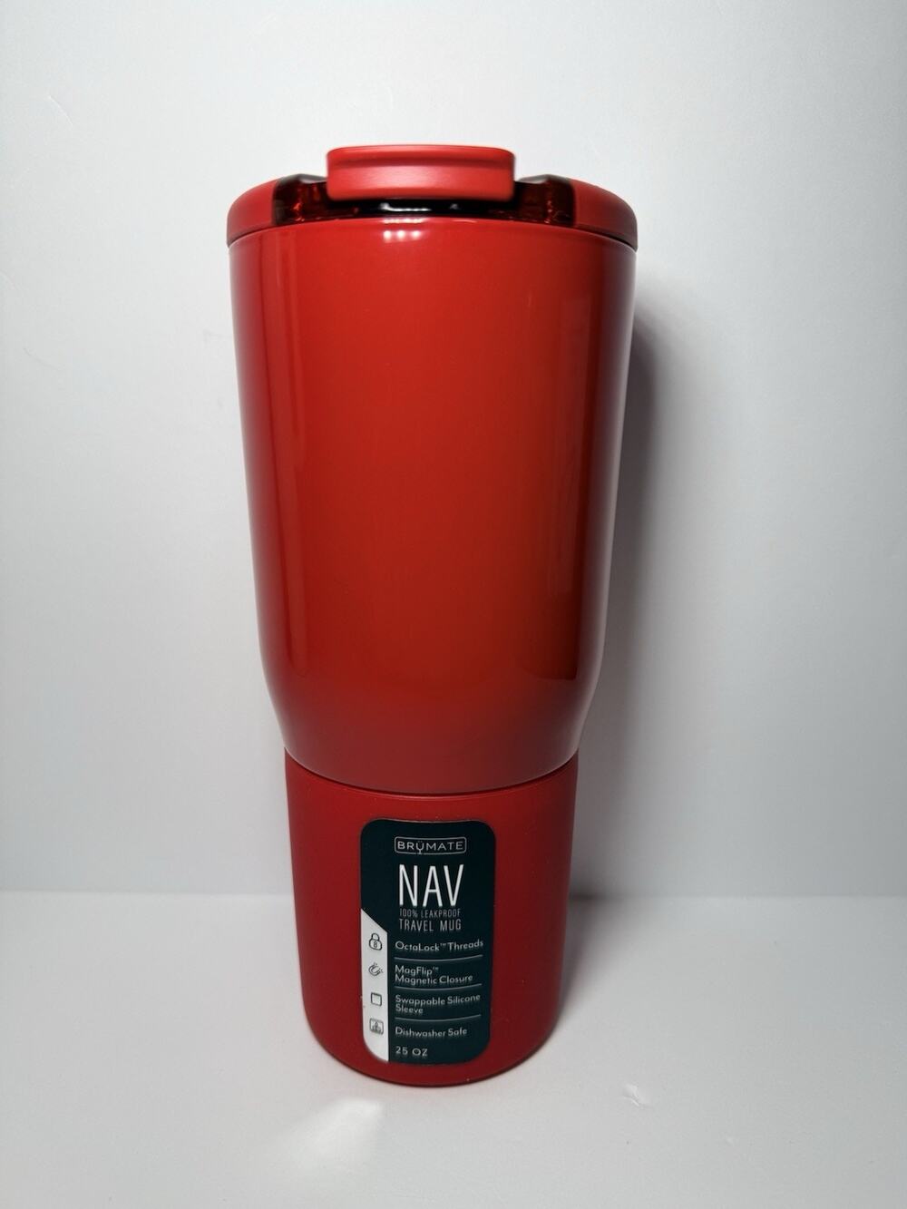 BruMate Limited Edition MARASCHINO CHERRY RED 25oz Nav Tumbler Mug BNWT